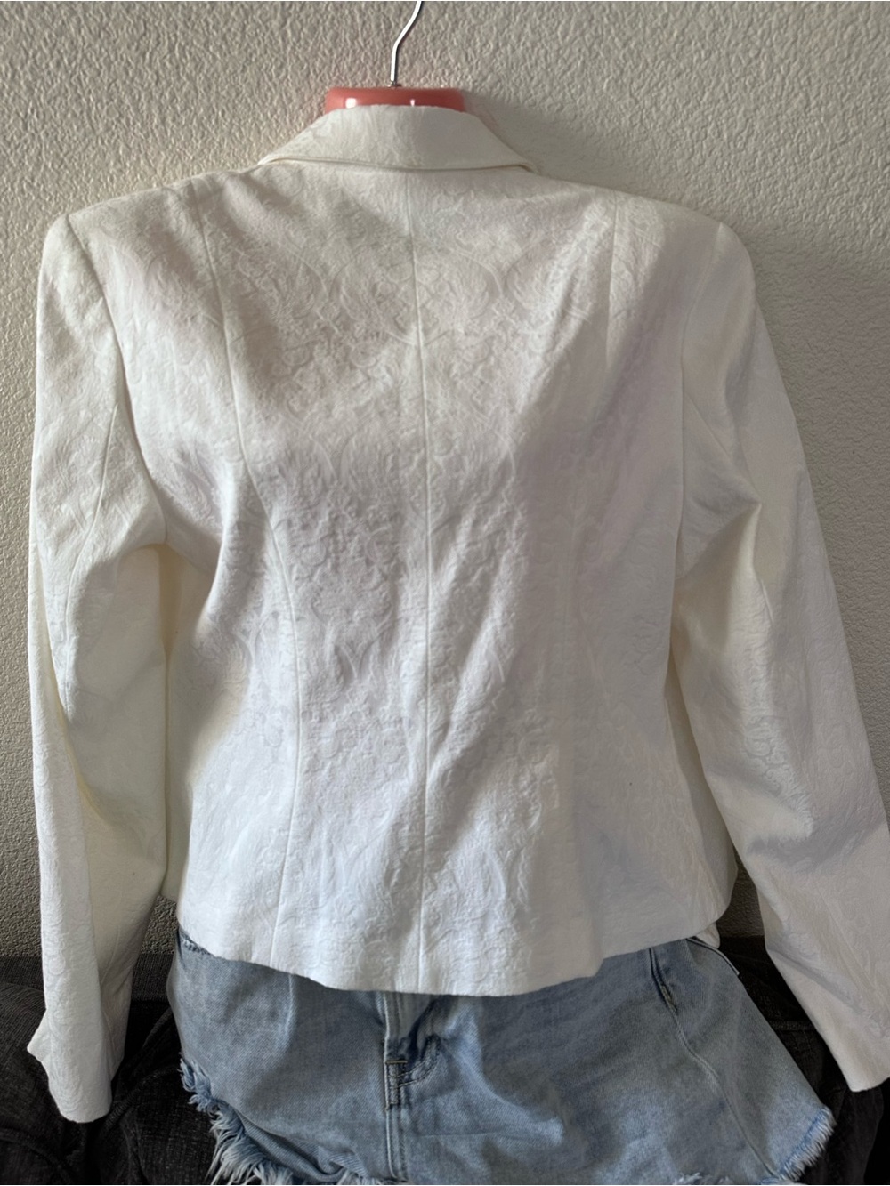 Worthington White Single-Button Notch-Lapel Blazer - Picture 8 of 8